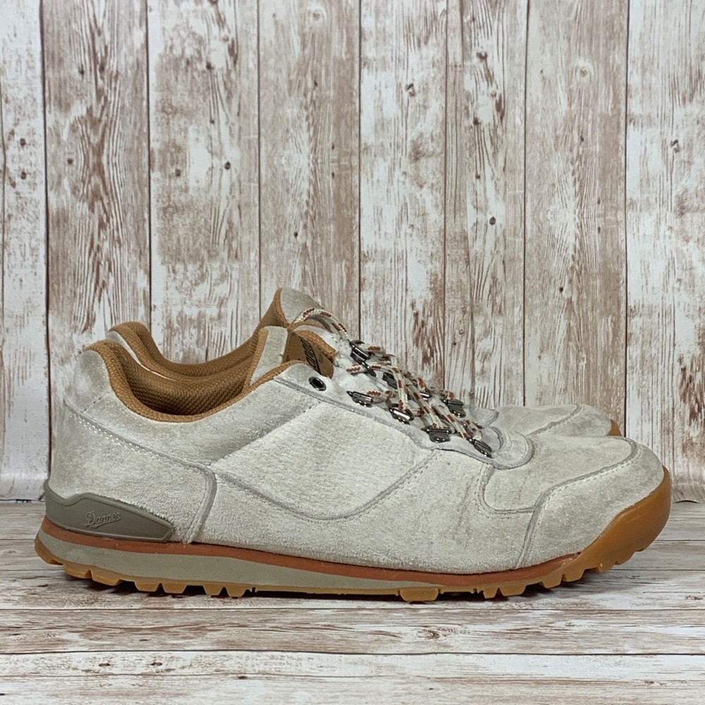 Danner Jag Low Oyster Gray Suede Hiking Sneakers Men's Size 9